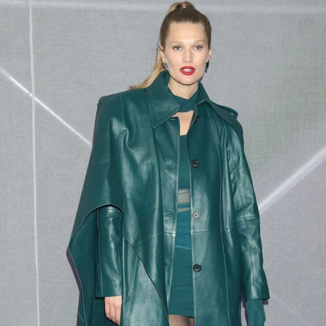 MUGLER X H&M LEATHER TRENCH COAT