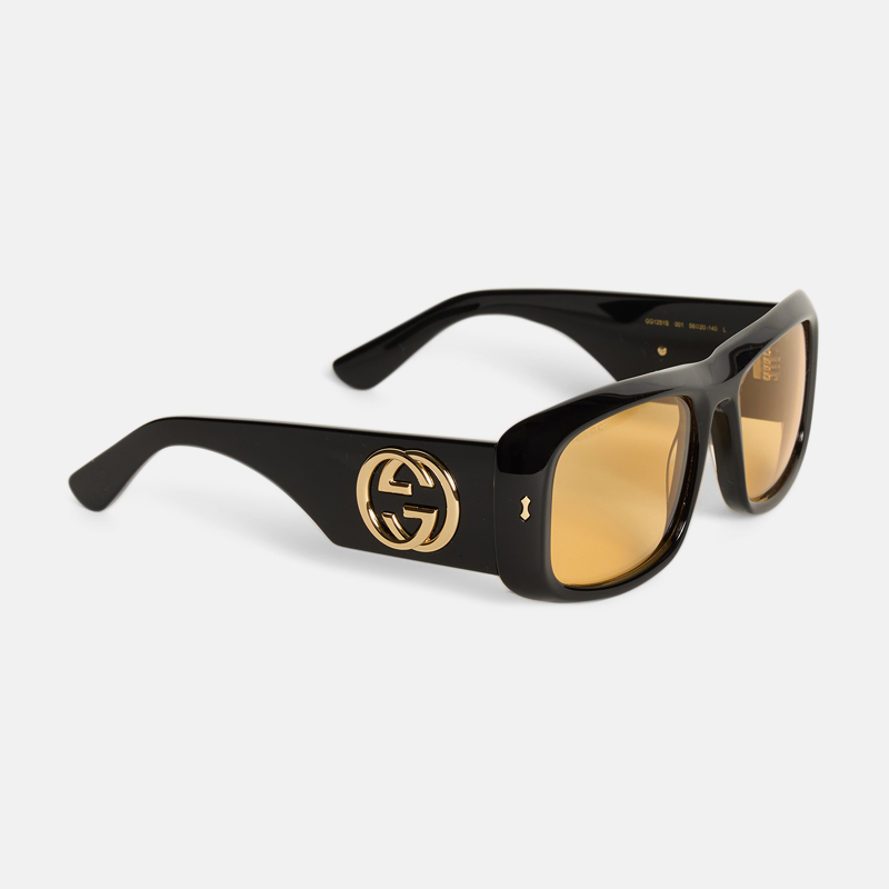 GUCCI YELLOW LENS SUNGLASSES